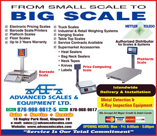 Advanced Scales & Equip Ltd - Scales & Weighing Equipment